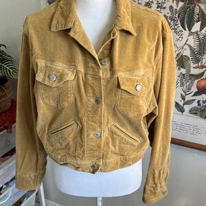 Classic John Galt Tan Corduroy Jean Jacket